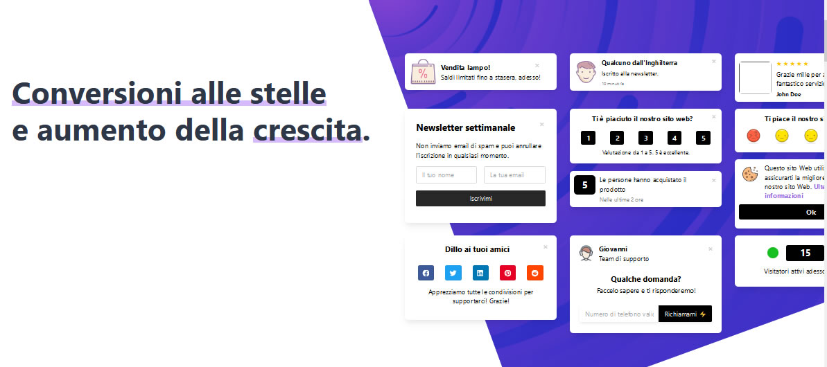notifiche push sito web ecommerce conversione